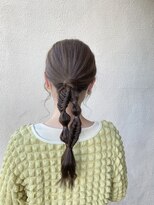 ワンズパル マオ&nbsp;三つ編みアレンジ