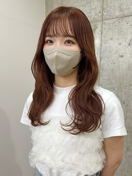 サクラ オモテサンドウ(SAKURA) オレンジブラウン/ブリーチなしダブルカラー/表参道