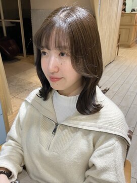 プラグ バイ ネオリーブ(plug by neolive) こなれミディ×髪質改善[髪質改善/縮毛矯正/韓国]J