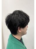 ナチュラル無造作マッシュ