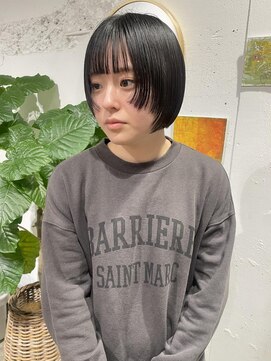 クリアーオブヘアー 栄南店(CLEAR of hair) 顔まわりカット× bob/osumi