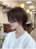 ★秋冬ハンサムショート 大人ハンサム オリーブベージュ