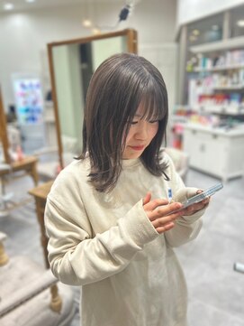 ヘアーワークス ボナ ウニクス店(HAIR WORKS bona) 綺麗髪で差がつくうる艶TR×ケアプロ×ケアカラー