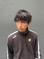 メンズグルーミングナンバーナイン(MEN'S GROOMING NUMBER NINE)&nbsp;波巻きスパイラル/メンズマッシュ/前下がり