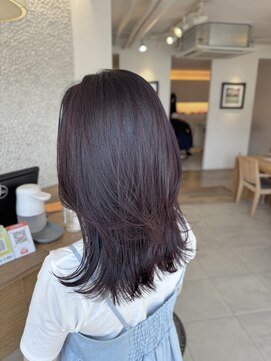 ビーチ(BEACH) チェリーブラウンくびれレイヤーカット