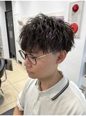 縦落ちスパイラルパーマ