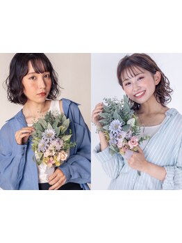 <テクニック要らずでこなれ感UP>濡らしてスタイリング剤をつけるだけでオシャレに*[オージュア/髪質改善]