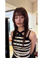 ヘアラウンジ アンリオ(hair lounge an rio)&nbsp;ベージュ×顔周りレイヤー