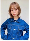 20代30代顔周りふんわりミディアムヘア