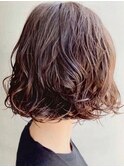 ボブ/パーマ/くせ毛風パーマ