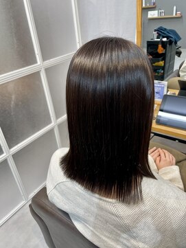 カプア 仙台駅前店(Kapua) ラベンダーグレージュワンカラー髪質改善酸熱トリートメント