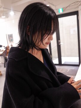 レフ(LEF) ハッシュレイヤー/ボブ/くびれショート/クセ風ワンカール