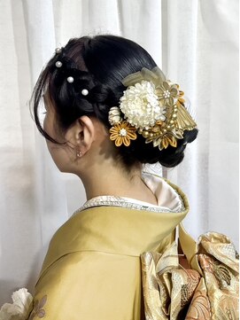 コロアイ(COROAI) ゆるふわアレンジ　ヘアセット　振袖