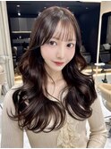 10代20代30代ミディアムワンホンレイヤー髪質改善ダークブラウン