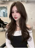 ミディアムレイヤーカットハッシュカットウルフボブウルフカット