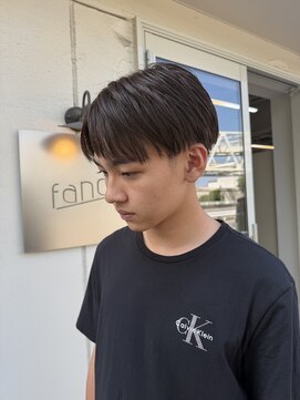 ファンド 千葉(fand) 刈り上げセンターパート×シースルーマッシュ