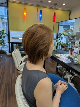 ルナ 大船店(LUNA) 「大人の柔らかレイヤーボブ×艶カラー