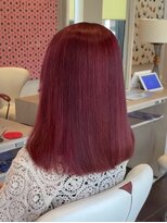 アース いわき店(HAIR&MAKE EARTH)&nbsp;ボルドーレッドの艶ミディアム