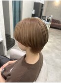 ミルクティーベージュブリーチオンカラー