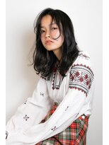 マウロア(MAULOA) 【MAULOA】大人かわいい センターパート 重ためスタイル