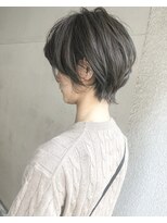 ヘアーアンドアトリエ マール(Hair&Atelier Marl)&nbsp;【Marl】ハイライト入りブルージュの無造作ショートウルフ♪