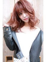 ラフィス ヘアー コパン 小倉店(La fith hair copain)&nbsp;【La fith】 ピンクベージュ×ミディアムスタイル