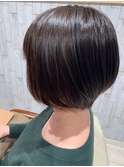 透明感ショートボブ