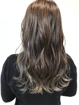 アイビー ヘアーアンドパーソナルカラー(I'B Hair & Personal Color) 艶ベージュ×テールカラー20代30代40代