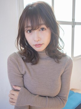 エイト ヘアサロン 渋谷本店(EIGHT) 大人可愛い美髪20代30代小顔こなれミディグレージュ４４