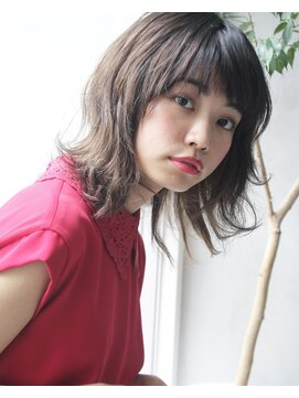 フェリシータ 緑地公園店(felicita) フェザーバング☆サイドパートレイヤーミディ