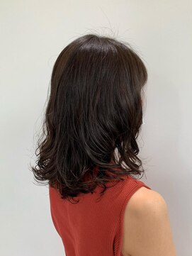 ヘアーアンドスパ フェリーチェ ミチ 野田屋町店(HAIR&SPA felice MICHI) 【feliceMICHI平田雅美】ふんわりミディアムヘアー