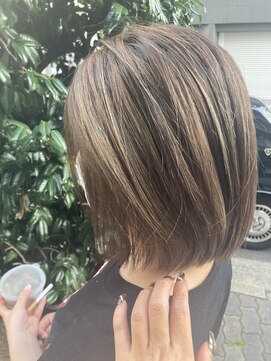 リー 京橋(Lee) 【Lee京橋】ボブ×ハイライトカラー