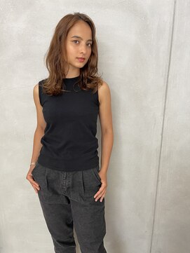 ソルト(Salt) 外国人風カラー×ロブウェーブ［福岡/天神/大名］