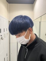 スタイル 茅ケ崎(STYLE)&nbsp;【平山 明樹】メンズ似合わせカット＋ブルーブラックカラー