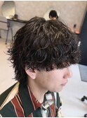 波巻きツイスパmix波巻きスパイラルマッシュウルフ