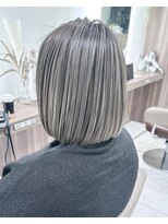 アッシュ 大宮店(Ash)&nbsp;髪質改善バレイヤージュ　グレージュ