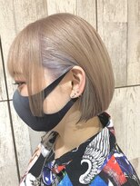 トーン(TONE)&nbsp;ミルクティーベージュ＋インナー水色/10代20代