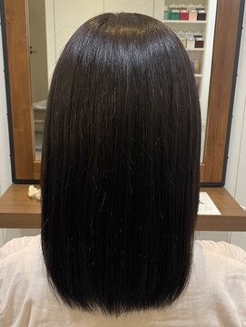 コレクティブワーク 表参道 渋谷(COLLECTIVE WORK) バイカルテ レイヤー 髪質改善 ベージュ 酸熱トリートメント