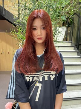 ゼスト 吉祥寺店(ZEST) 【韓国ヘア】学割u24×イメチェン オレンジカラー×レイヤー