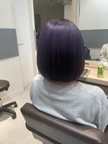 バサ 新所沢店(BASSA)&nbsp;パープルカラー　ボブスタイル