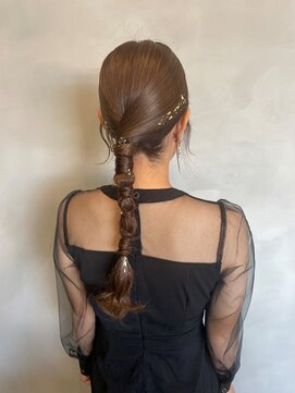 フルール(Fleur) 二次会アレンジ　タイト編みおろし