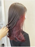 ストロベリーピンクインナーカラー