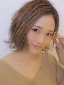 アグ ヘアー 長岡店(Agu hair) 《Agu hair》ラフニュアンスなミニボブ