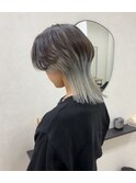 センターパートウルフカットウルフレイヤー10代20代