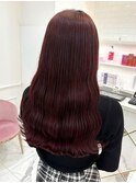 ブリーチ1回ワインレッド*まゆ