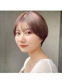 小顔ショート/マッシュショート/似合わせカット/ショートヘア