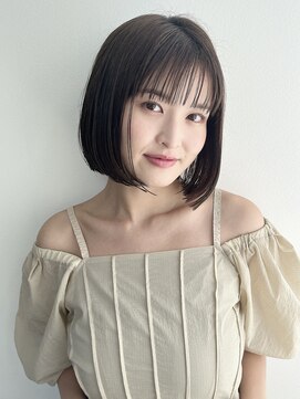 ケーツー エソラ池袋店(K-two) 簡単まとまる◎ミニマム小顔ボブ*前髪ありボブ*大人ボブ*丸顔