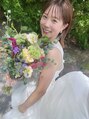 シェアサロン レノール(SHARE SALON LENORL)&nbsp;フォトウェディングのヘアメイクもしています。