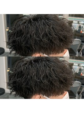 バース バイ ハピネス(BIRTH by happiness) ツイストスパイラルパーマツイストパーマメンズマッシュパーマ