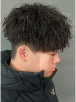 バース バイ ハピネス(BIRTH by happiness)&nbsp;奈良縦お待ちツイストスパイラルパーマ　ショートマッシュ